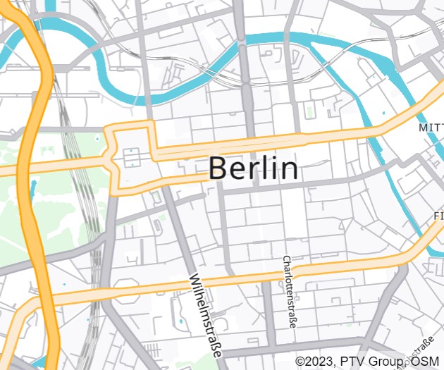 OSM map tile Berlin